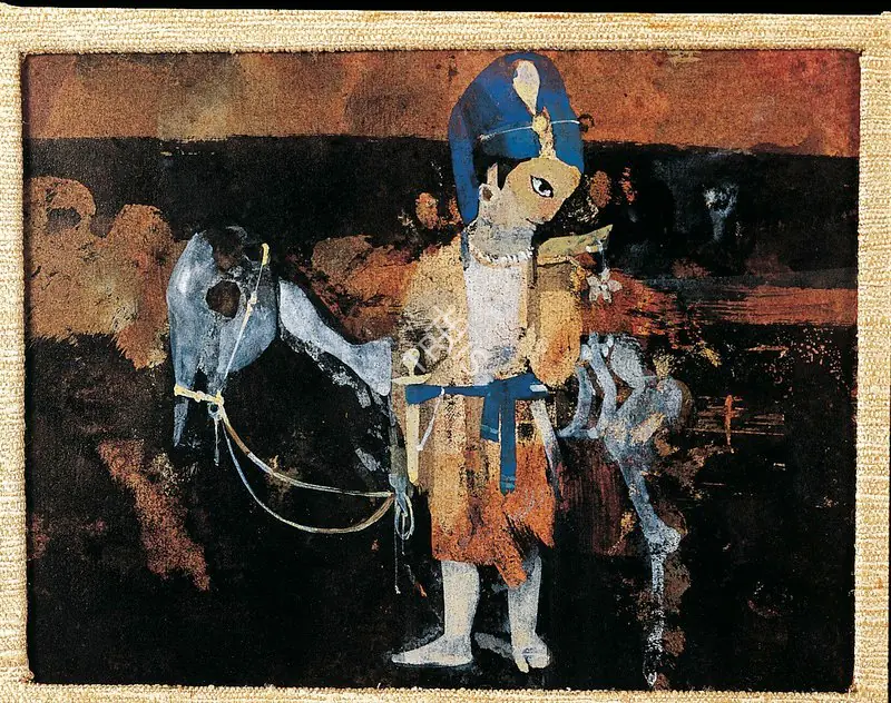 Pyne, Ganesh (Artist). The Prince. Gouache on paper, 1967 | Painting  | 00877476