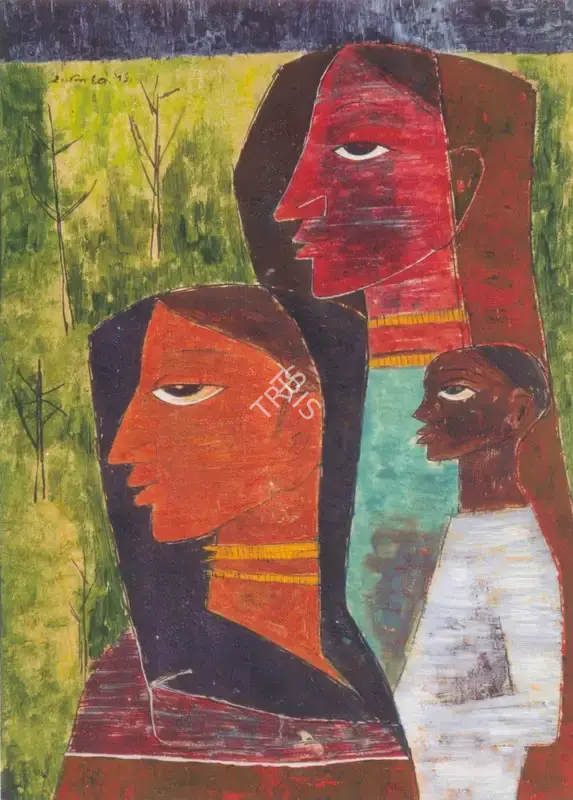 Dave, Shanti (Artist). Untitled. Oil on Paper, n.d. | Painting | FineArts | 00576214