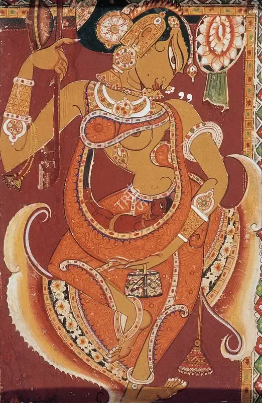Sreenivasulu, K. (Artist). She Beggar, 1951 | Painting