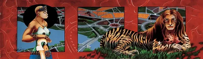Nandkishore (Artist). The Queen of King of Gods, 2001 | Painting