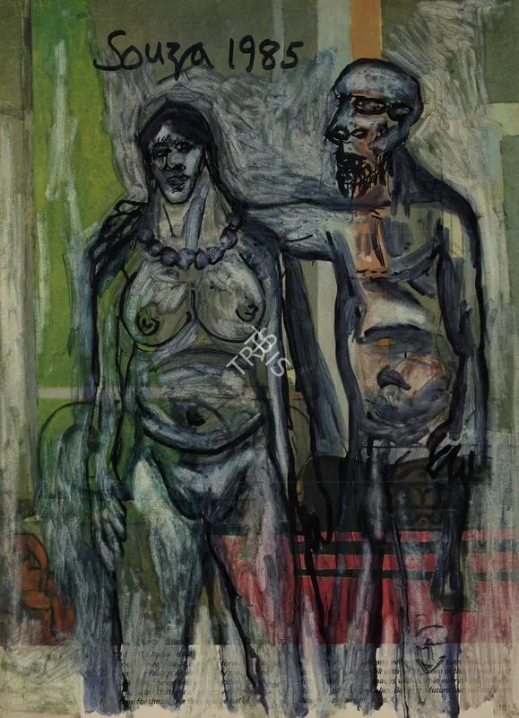 Souza, F.N. (Artist). Untitled, 1985 | Painting