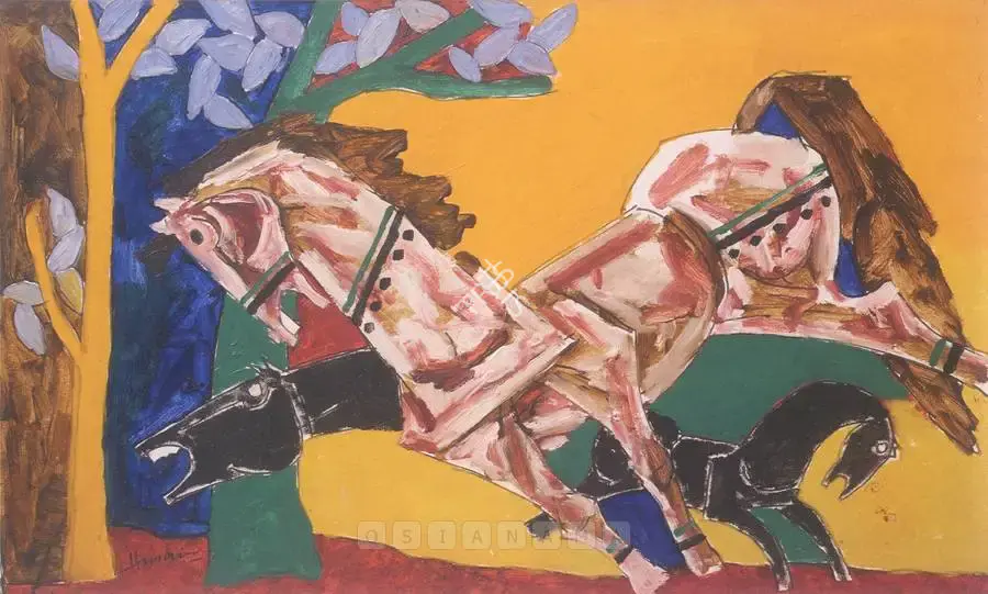 Husain, M.F. (Artist). Untitled, n.d. | Painting