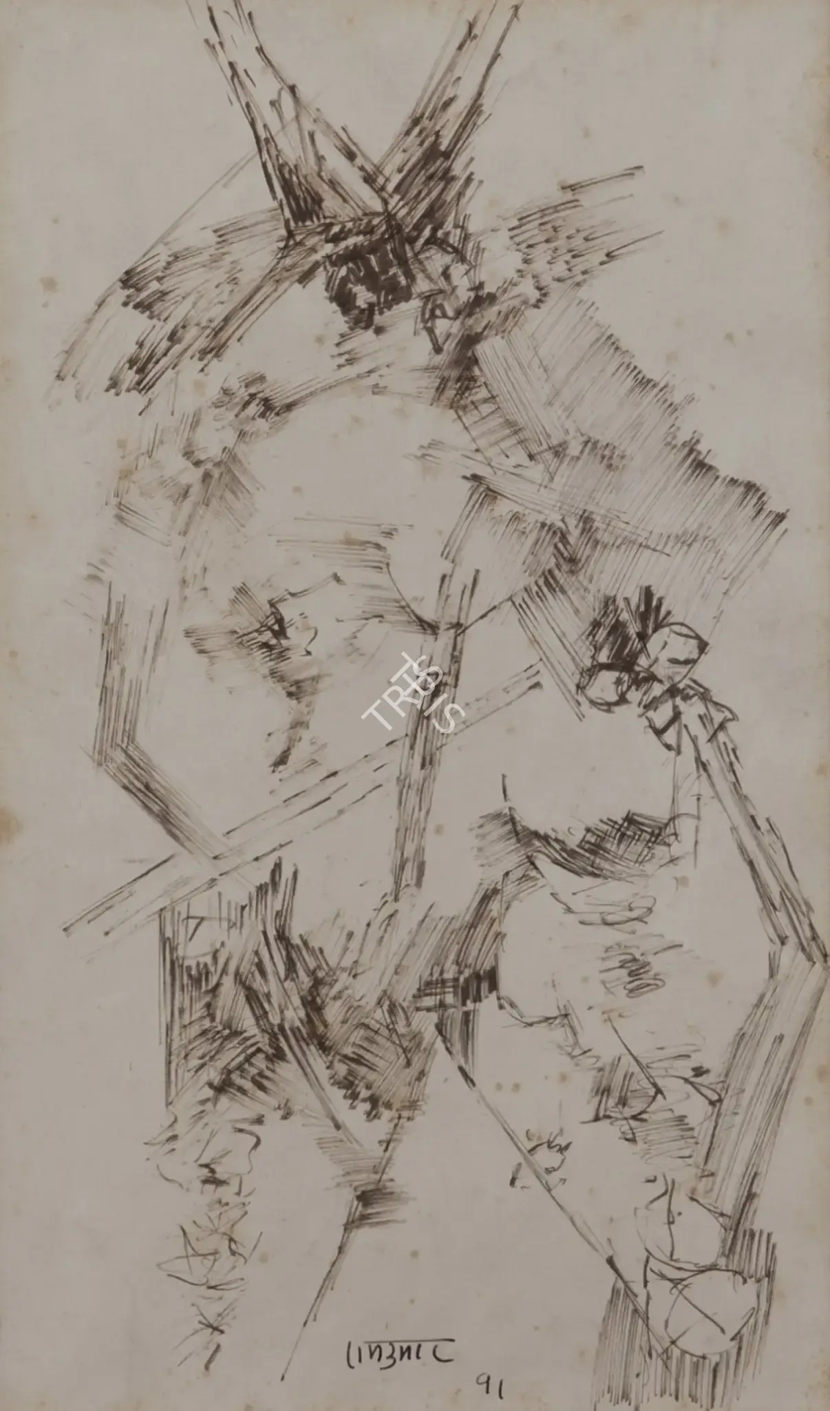 Ramkumar (Artist). Untitled, 1991 | Drawing