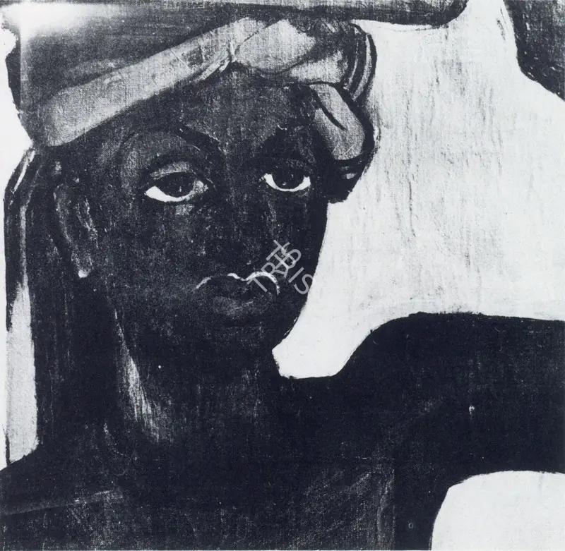 Sher-Gil, Amrita (Artist). Detail of Boy with Lemon. 1936 | Marg, March 1972 | Painting | FineArts | 00674467