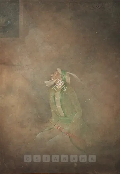 Tagore, Abanindranath (Artist). Shah Jahan Imprisoned, early / mid 1910s | Painting