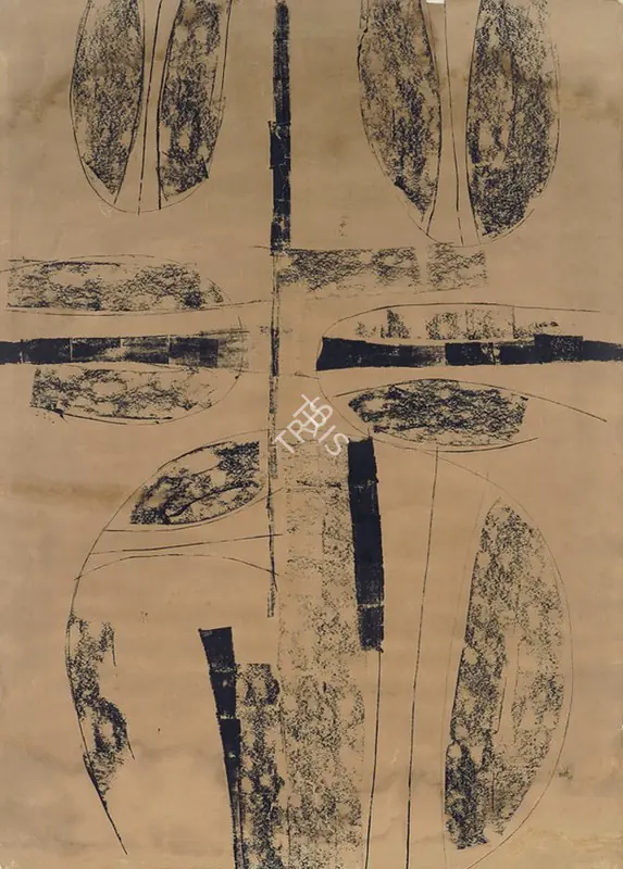 Gaitonde, V.S. (Artist). Untitled. Ink on paper, 1961 | Drawing | FineArts | 00332604