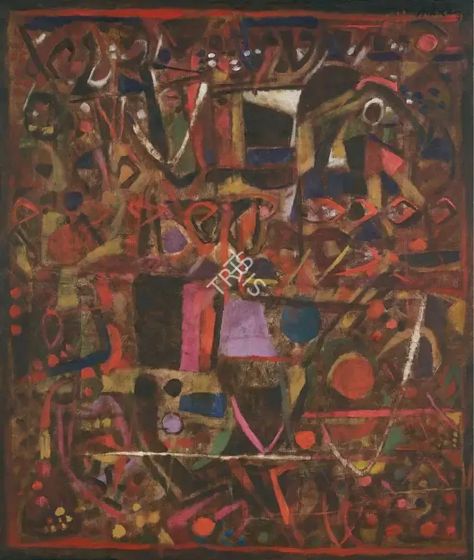 Kudallur, Achutan (Artist). Image II. Oil on canvas, 1990 | Painting | FineArts | 00416314