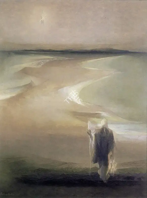 Sabavala, Jehangir (Artist). The Star that Beckons. Oil on Canvas, 1968 | Pilgrim, Exile, Sorcerer | Painting | FineArts | 00182434