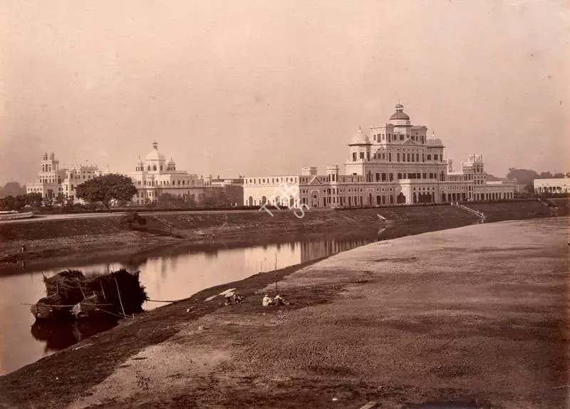 Sache, John Edward (Photographer). Chutter Munzil, Lucknow (Chattar Manzil) - Eleven views at Lucknow and elsewhere. Albumen print pasted on mount, c.1875 | Antiquarian Photograph | Photography | 00116234