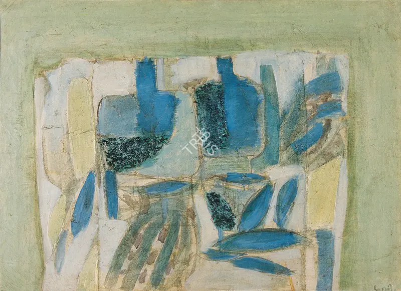 Subramanyan, K.G. (Artist). Still Life with Bottles, c.1964 | Painting