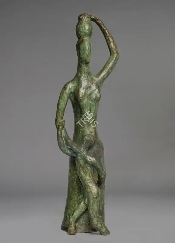 Dasgupta, Prodosh (Artist). Tree and Twig. Bronze, 1951 | Sculpture | FineArts | 00416507