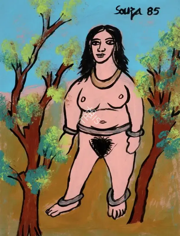 Souza, F.N. (Artist). Untitled, 1985 | Painting