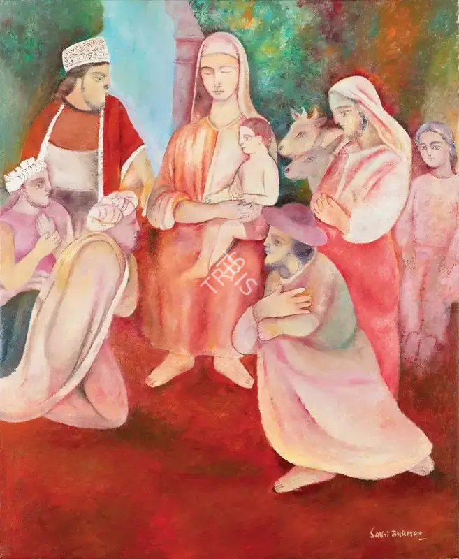 Burman, Sakti (Artist). Untitled, n.d. | Painting