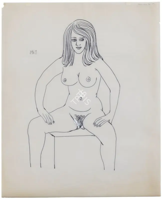 Souza, F.N. (Artist). Untitled, 1967 | Painting