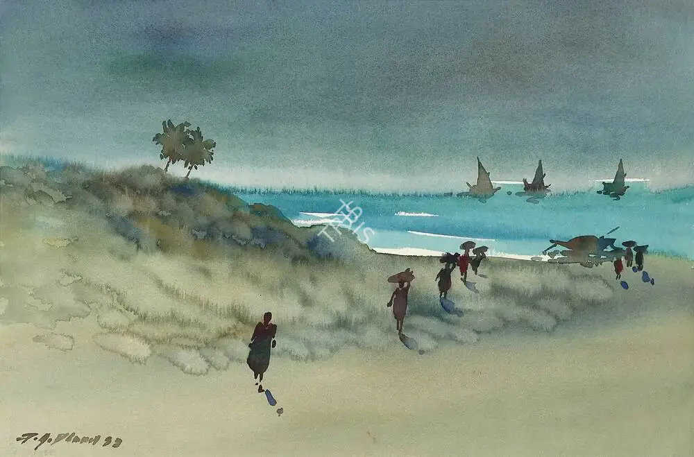 Dhond, P.A. (Artist). Untitled, n.d. | Painting