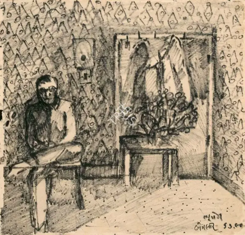 Khakhar, Bhupen (Artist). Untitled, 1990 | Drawing