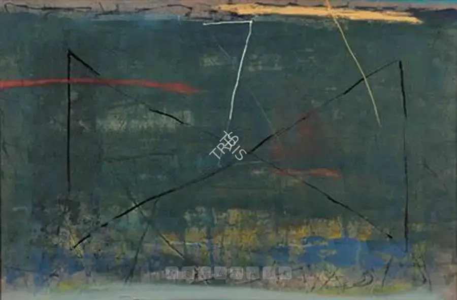 Harshavardhana, S. (Artist). Untitled. Mixed media on canvas, 2004 | Painting  | 00879924