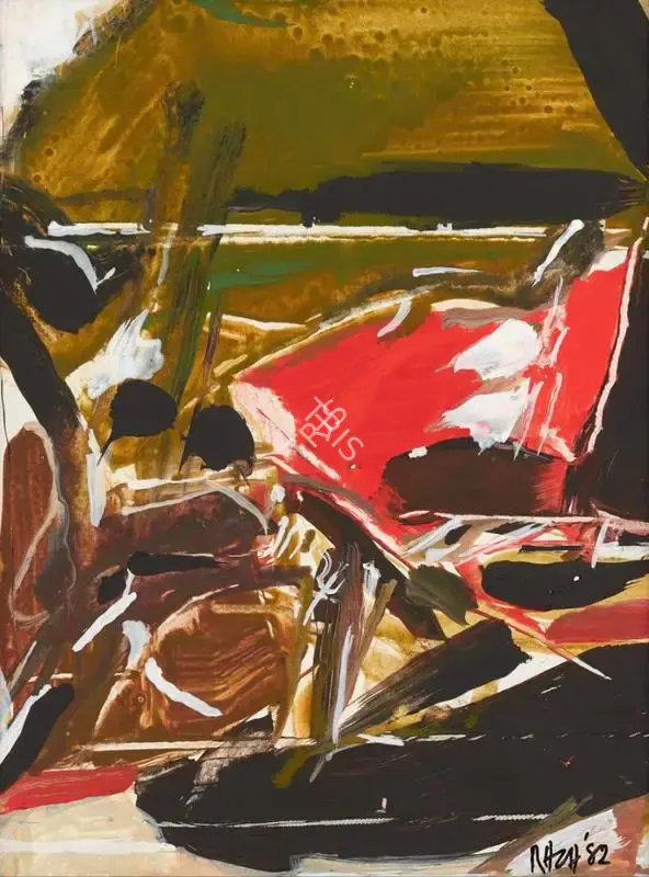 Raza, S.H. (Artist). Untitled, 1982 | Painting