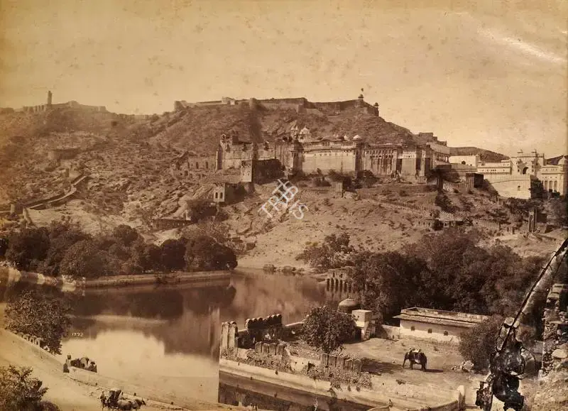 Dayal, Lala Deen (Photographer). Palace Amber. Albumen print pasted on thin brown mount, n.d. | Antiquarian Photograph | Photography | 00115615