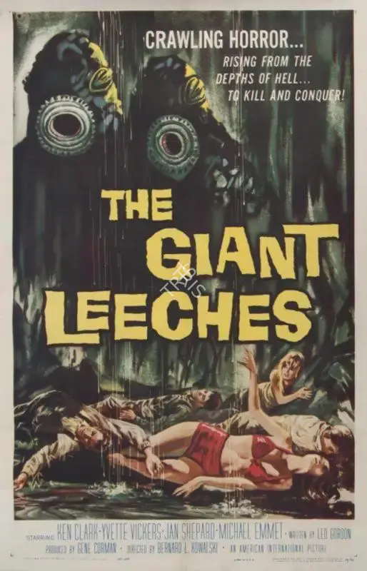 Corman, Gene (Producer), The Giant Leeches, 1959 | Poster | CinemaEducation | 00790459