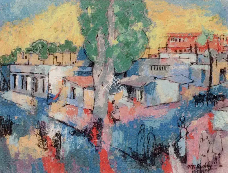 Reddy, P.T. (Artist). Hapshi Guda, 1956 | Painting