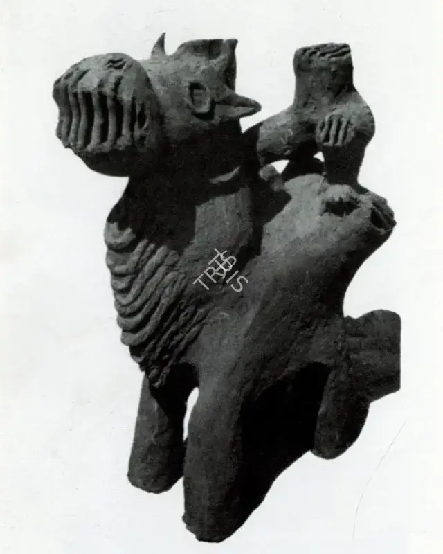 Nandhan, P.S. (Artist). Harbinger. Terracotta, n.d. | Artrends, January 1973 - April 1976 | Sculpture | FineArts | 00551516