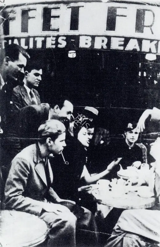 Khanna, Krishen (Photographer). Amrita in Paris Caf . 1932 | Contemporary Photograph, Marg, March 1972 | Photography | 00513009