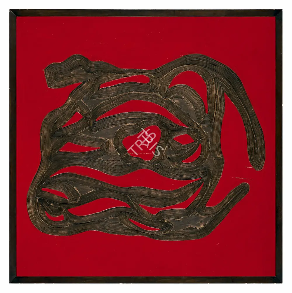 Patel, Jeram (Artist). Untitled. Enamel & blow-torch on wood, n.d. | Sculpture | FineArts | 00417094