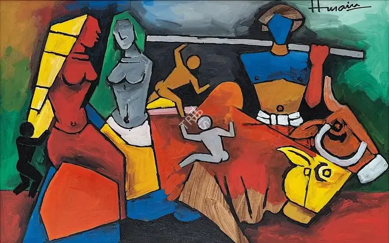 Husain, M.F. (Artist). Untitled, 1998 | Painting