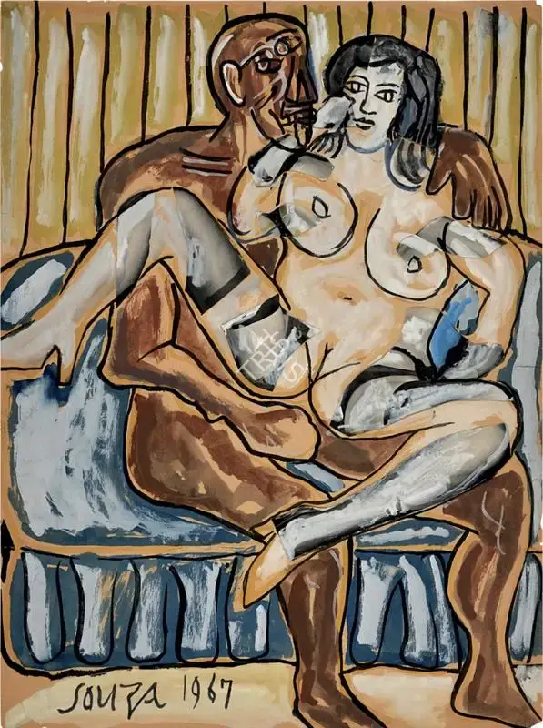 Souza, F.N. (Artist). Untitled, 1967 | Painting
