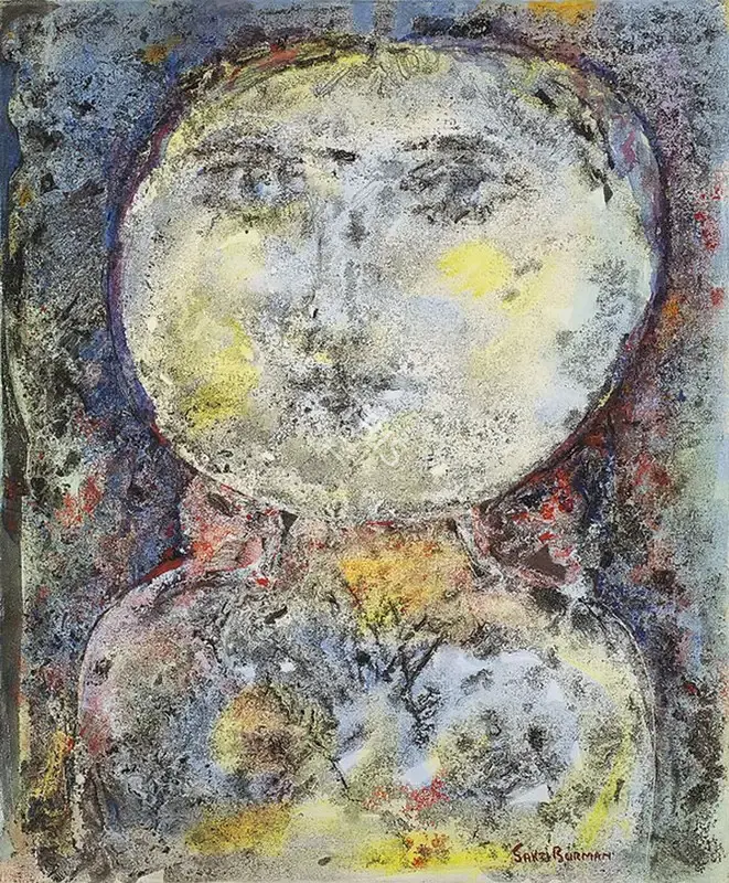 Burman, Sakti (Artist). Untitled. Acrylic on canvas, 1966 | Painting | FineArts | 00332459