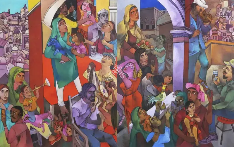 Singh, Sardar Gurcharan (Artist). Untitled, n.d. | Painting