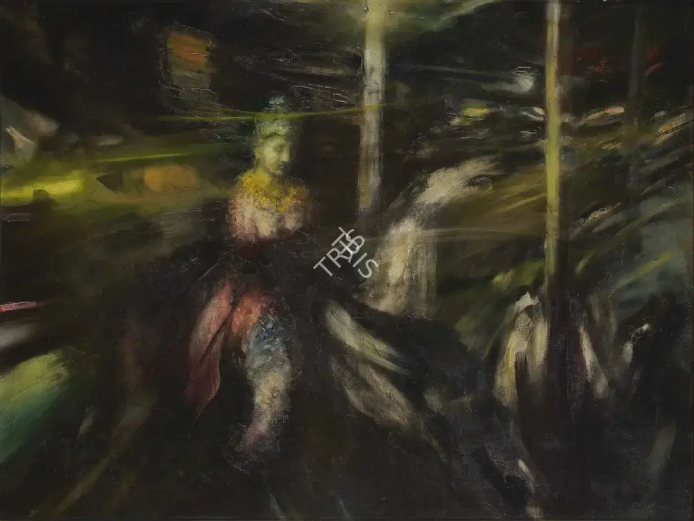 Bhattacharjee, Bikash (Artist). The Fair, 1971 | Painting