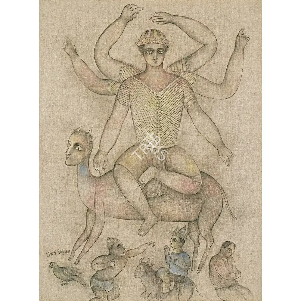 Burman, Sakti (Artist). Untitled, n.d. | Painting