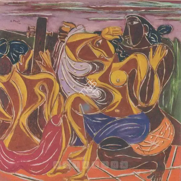 Keyt, George (Artist). Musician, 1962 | Painting
