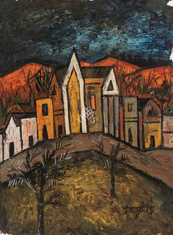 Souza, F.N. (Artist). Untitled, 1975 | Painting