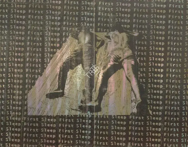 Ponmany, Justin (Artist). Untitled. Acrylic and hologram on canvas, n.d. | Painting | FineArts | 00338245