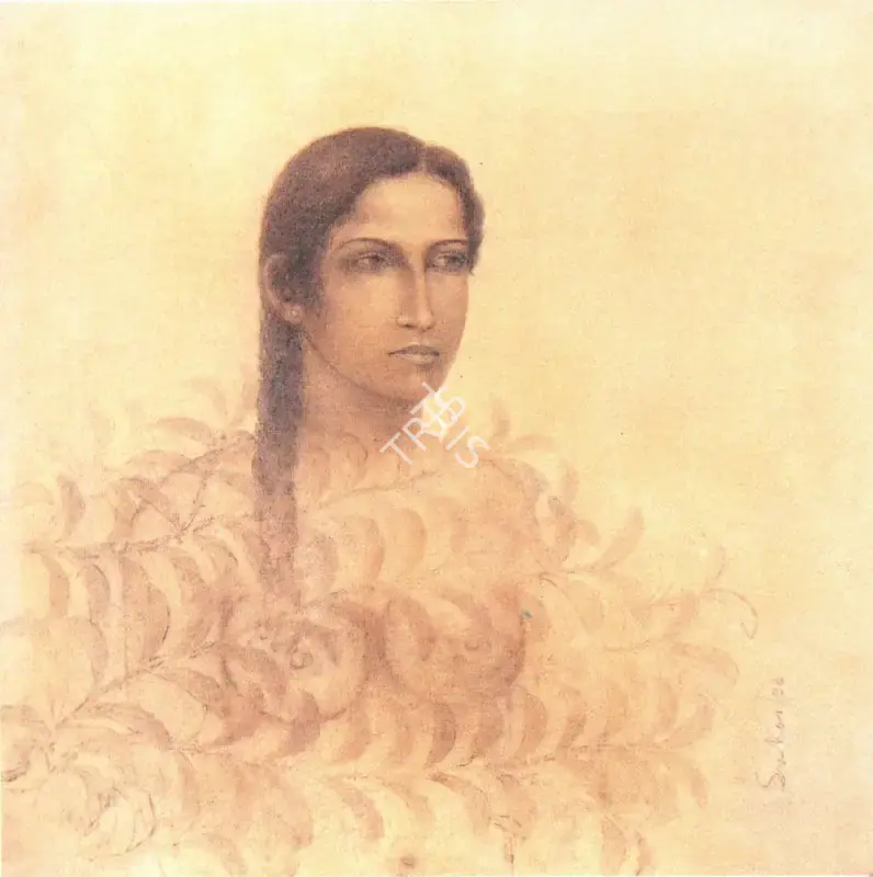 Roy, Suhas (Artist). Radha Series, 1998 | Painting