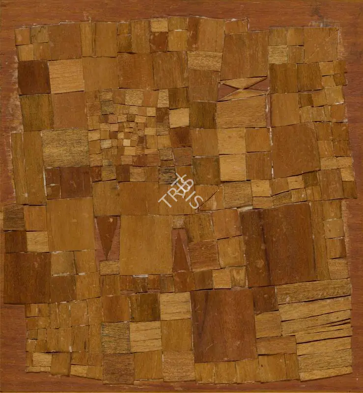Hashmi, Zarina (Artist). Untitled. Wood collage on board, late 1960s-early 1970s | Painting  | 00866412