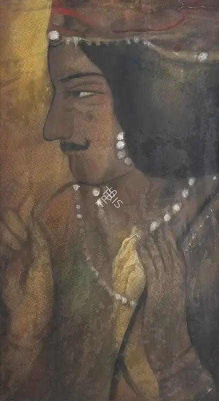 Devi, Sunayani (Artist). Untitled. Watercolour on paper, n.d. | Painting | EconomicsArt | 00872271