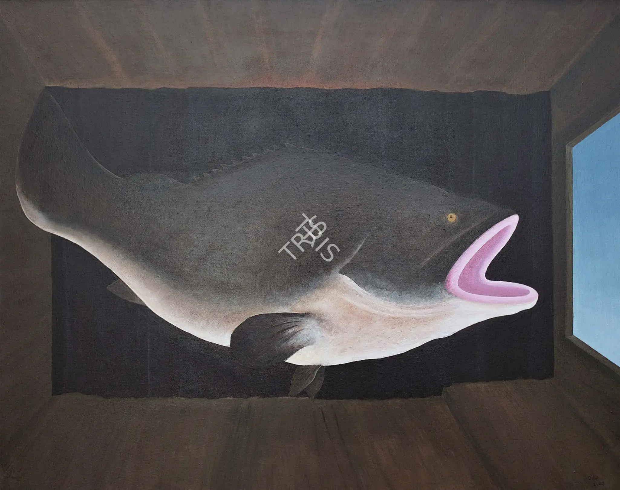 Ranade, Dilip (Artist). Will You Escape?. Acrylic on canvas, n.d. | Painting | FineArts | 00645063