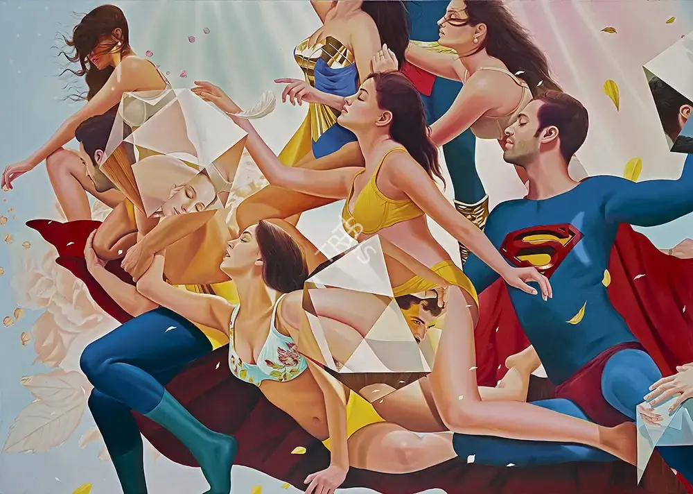 Tagra, Thukral & (Artist). Science, Mystery and Magic II (Superman), 2011 | Painting