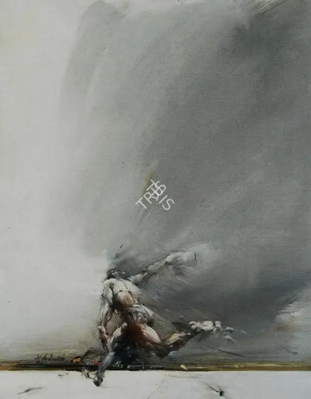 Ahmed, Saifuddin (Artist). Untitled (Runner), 1994 | Painting
