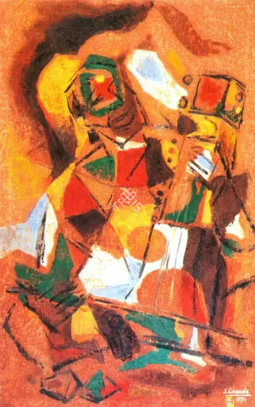 Chavda, Shiavax (Artist). Miracle Of Melody, 1970 | Painting