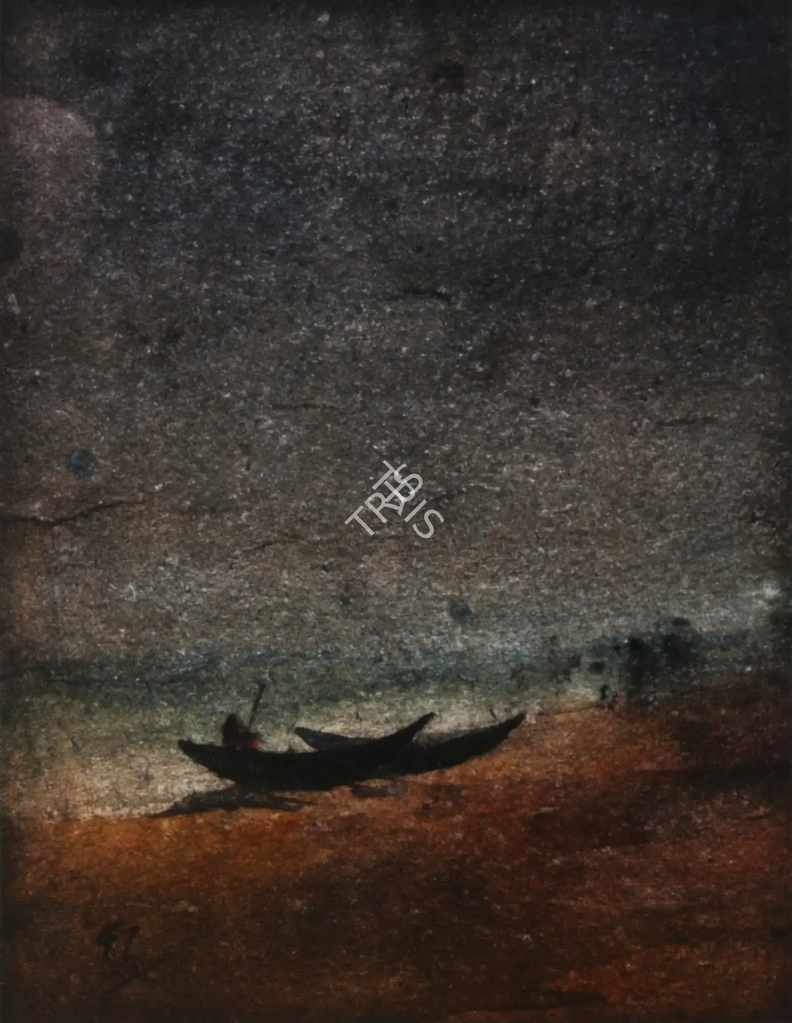 Tagore, Gaganendranath (Artist). Riverside, n.d. | Painting