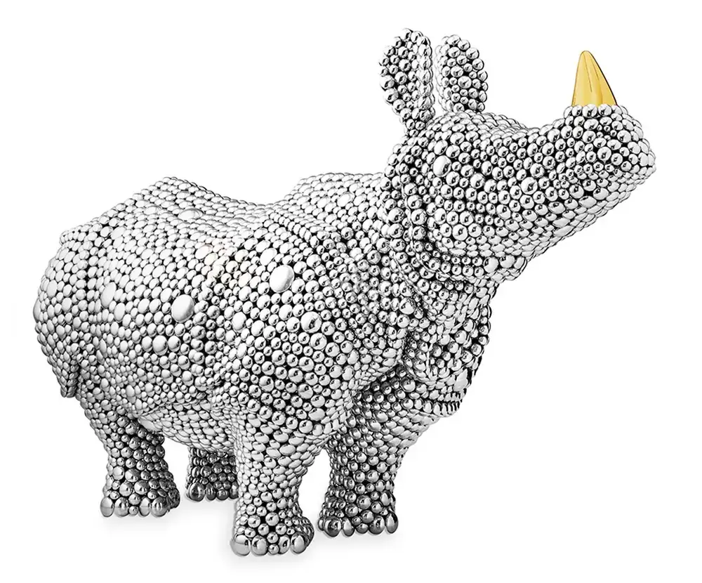 Shende, Valay (Artist). Rhino, 2022 | Sculpture