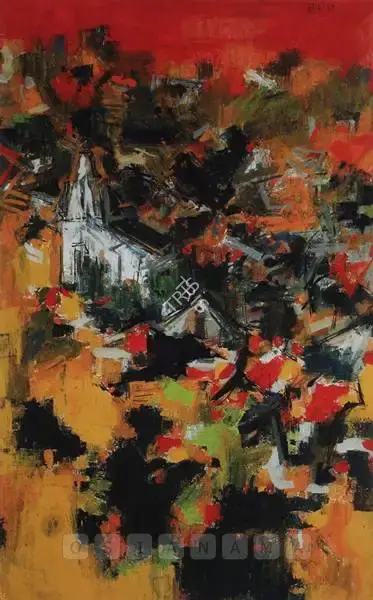 Raza, S.H. (Artist). Untitled, 1959 | Painting