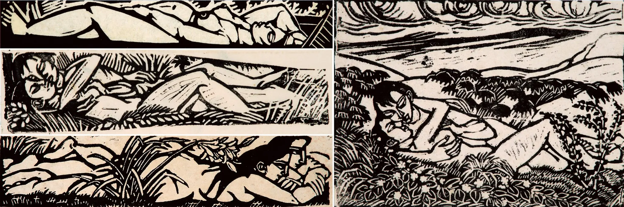 Chittaprosad (Artist). Lovers Series III, n.d. | Graphic Art