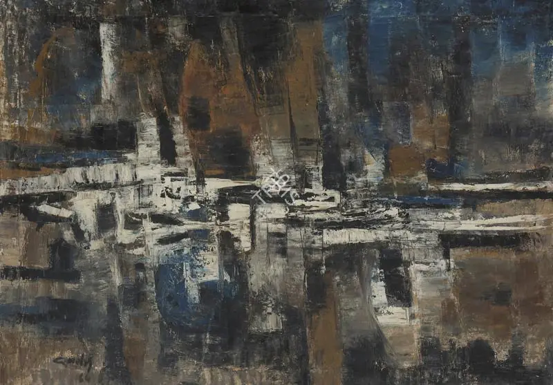 Qadri, Sohan (Artist). Untitled, 1964 | Painting