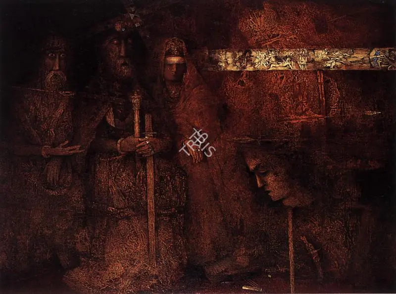 Das, Arup (Artist). Mahabharat. Oil on canvas, 1992 | Painting | FineArts | 00372271